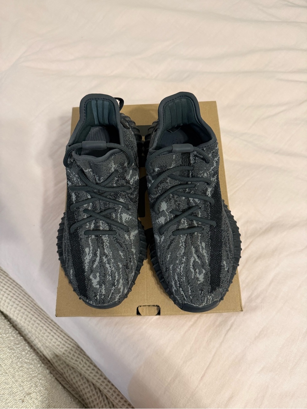 Yeezy Boost 350 V2 Slate Camo Knit Sneakers